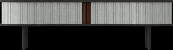 Umage Audacious TV Bænk Sort Egetræ/Sterling